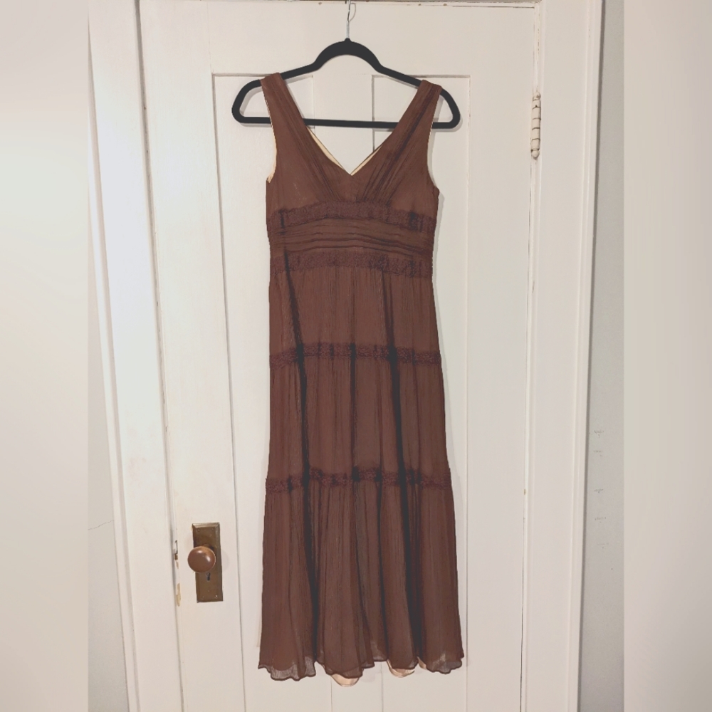Brown Anne Klein dress